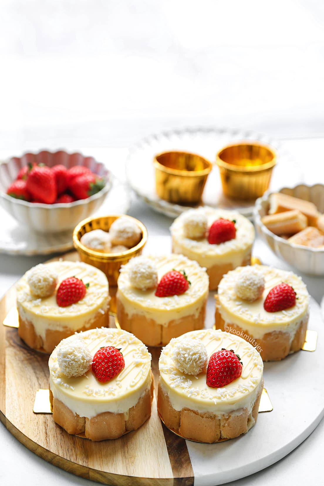 Kokos Dessert (No Bake) eindresultaat Kookmutsjes