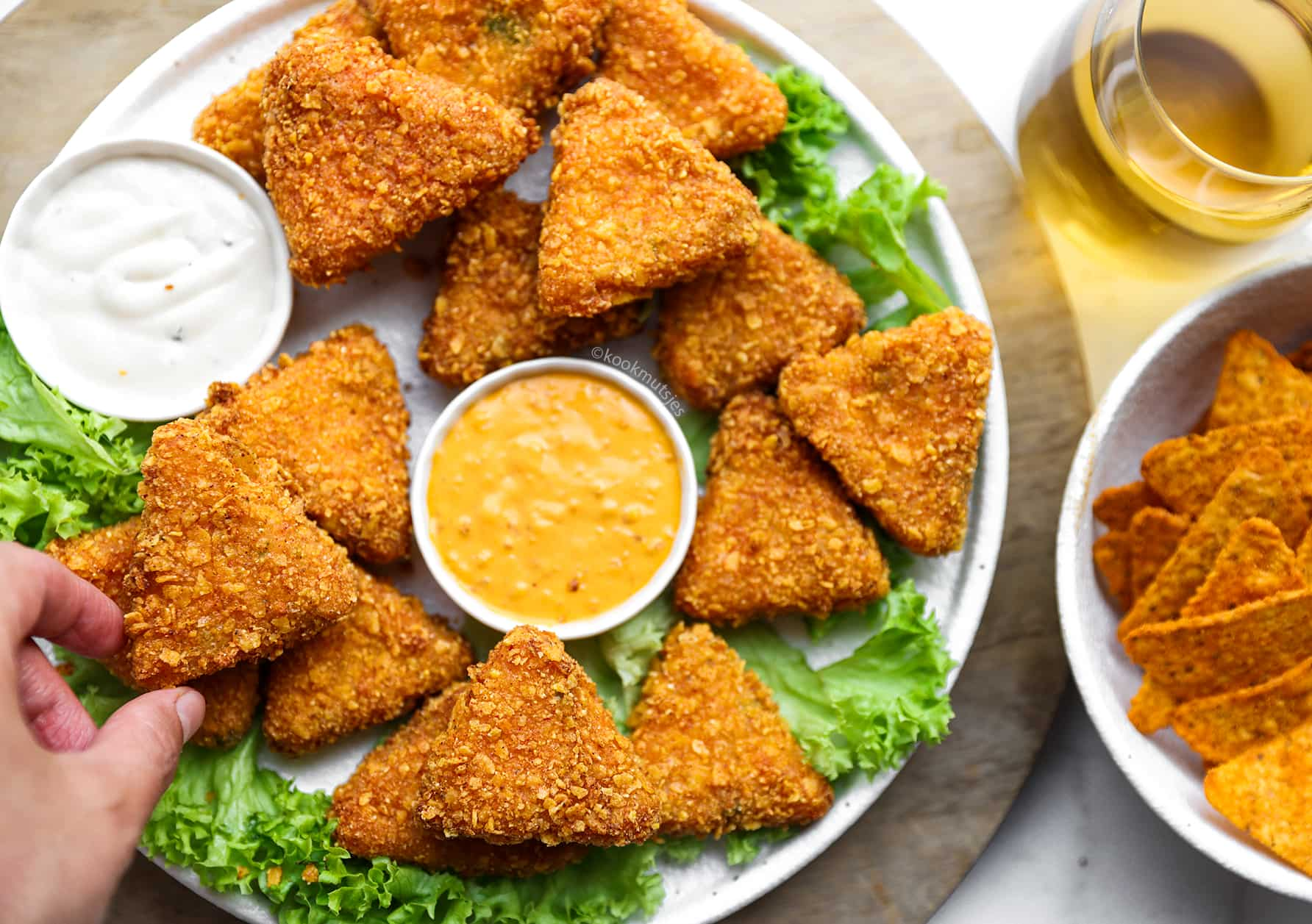 Nachos Cheese met Veggies Kookmutsjes