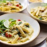 Penne Veggie in Romige Saus Kookmutsjes