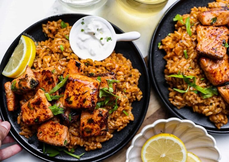 Tomaten Risotto met Zalm