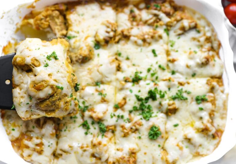 Potato Casserole with Chicken in Coconut Sauce