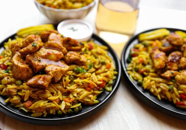 Kip met Orzo en Groenten