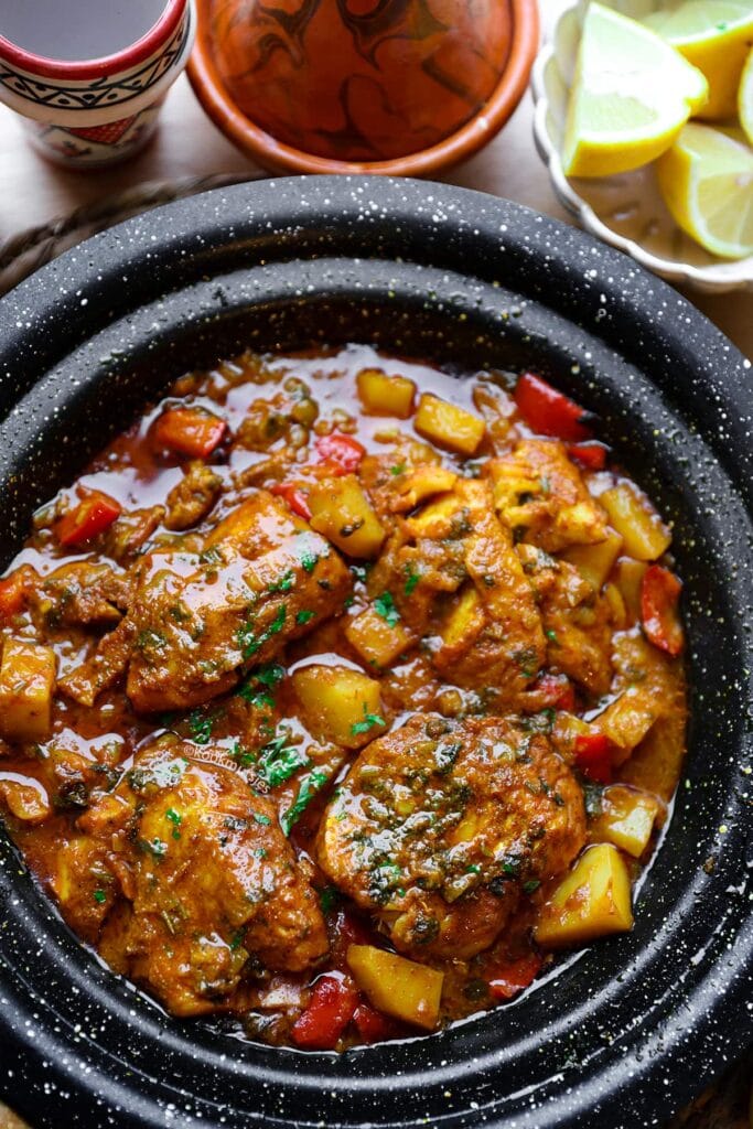 Simpele Kabeljauw Tajine eindresultaat Kookmutsjes