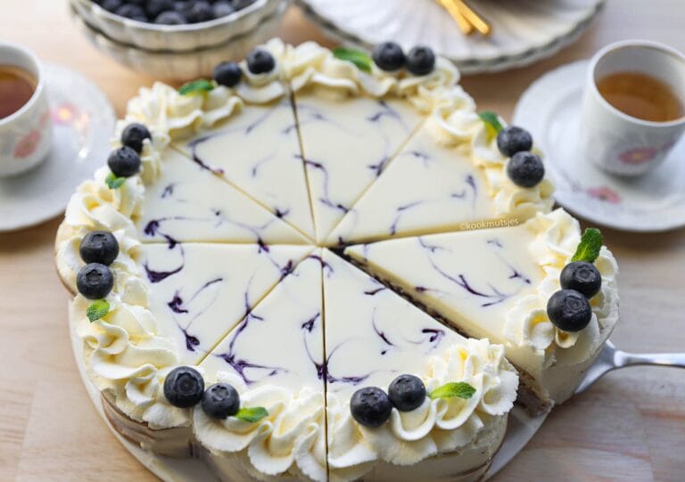 No Bake Blueberry Pie