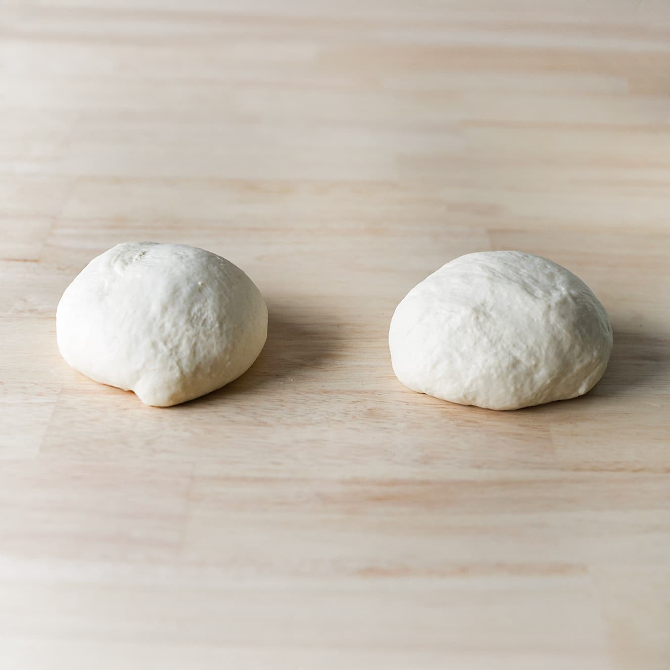 Deeg verdelen in 2 stukken