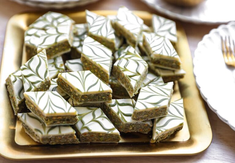 Pistachio Marble Cookies