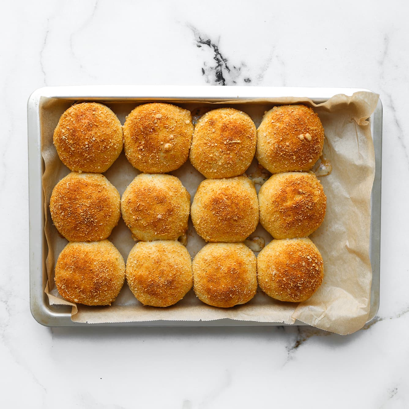 Broodjes bakken in de oven