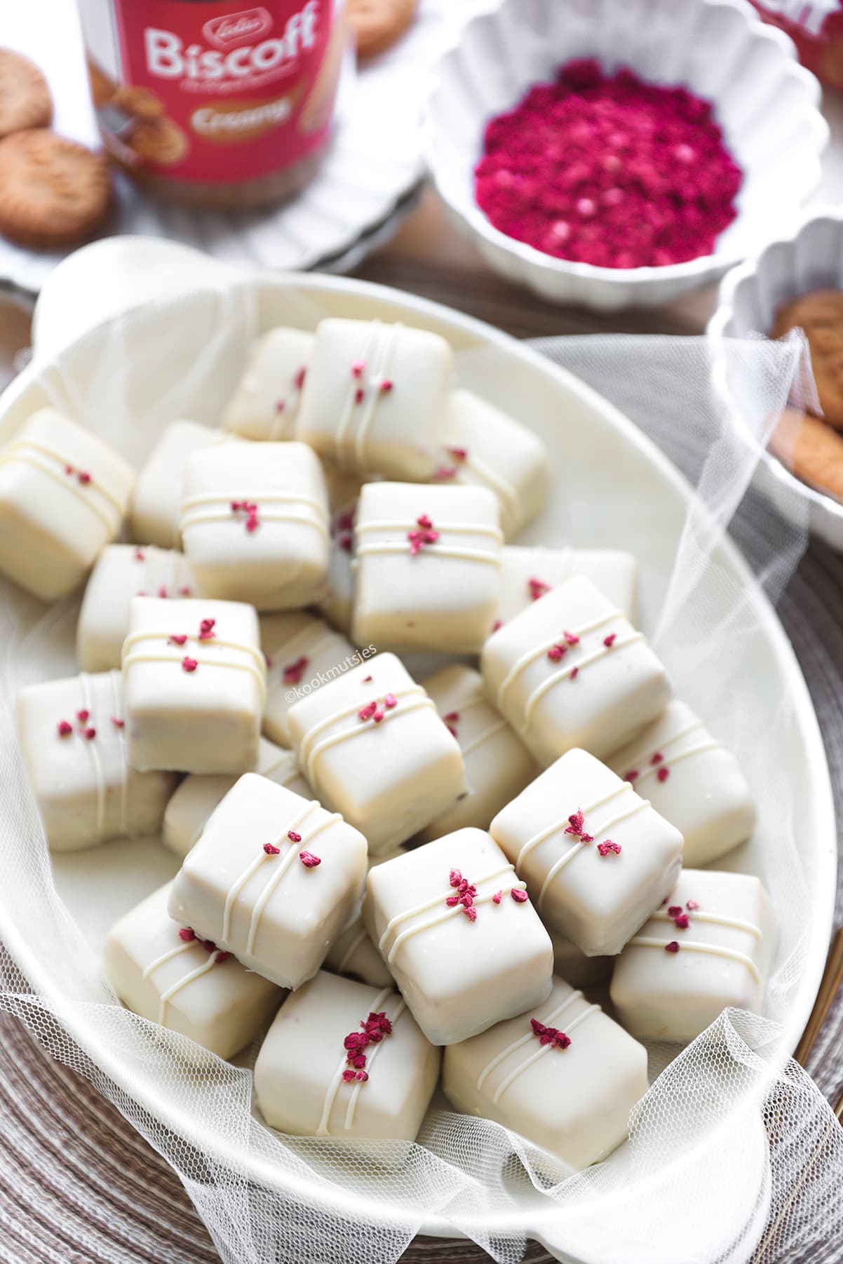 Cheesecake bites eindresultaat kookmutsjes