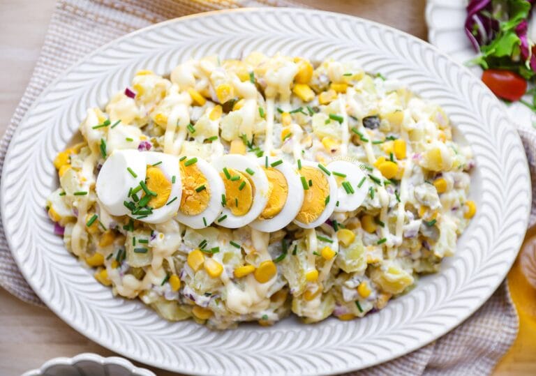 Simpele Romige Aardappelsalade