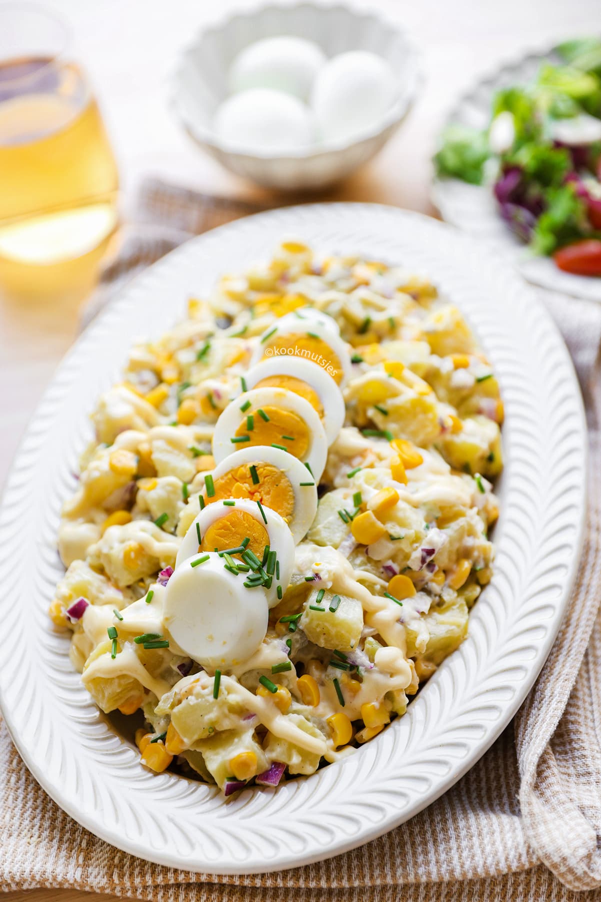 Romige Aardappelsalade eindresultaat Kookmutsjes