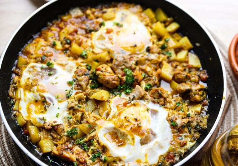 Marokkaanse Kipstoof met Ei