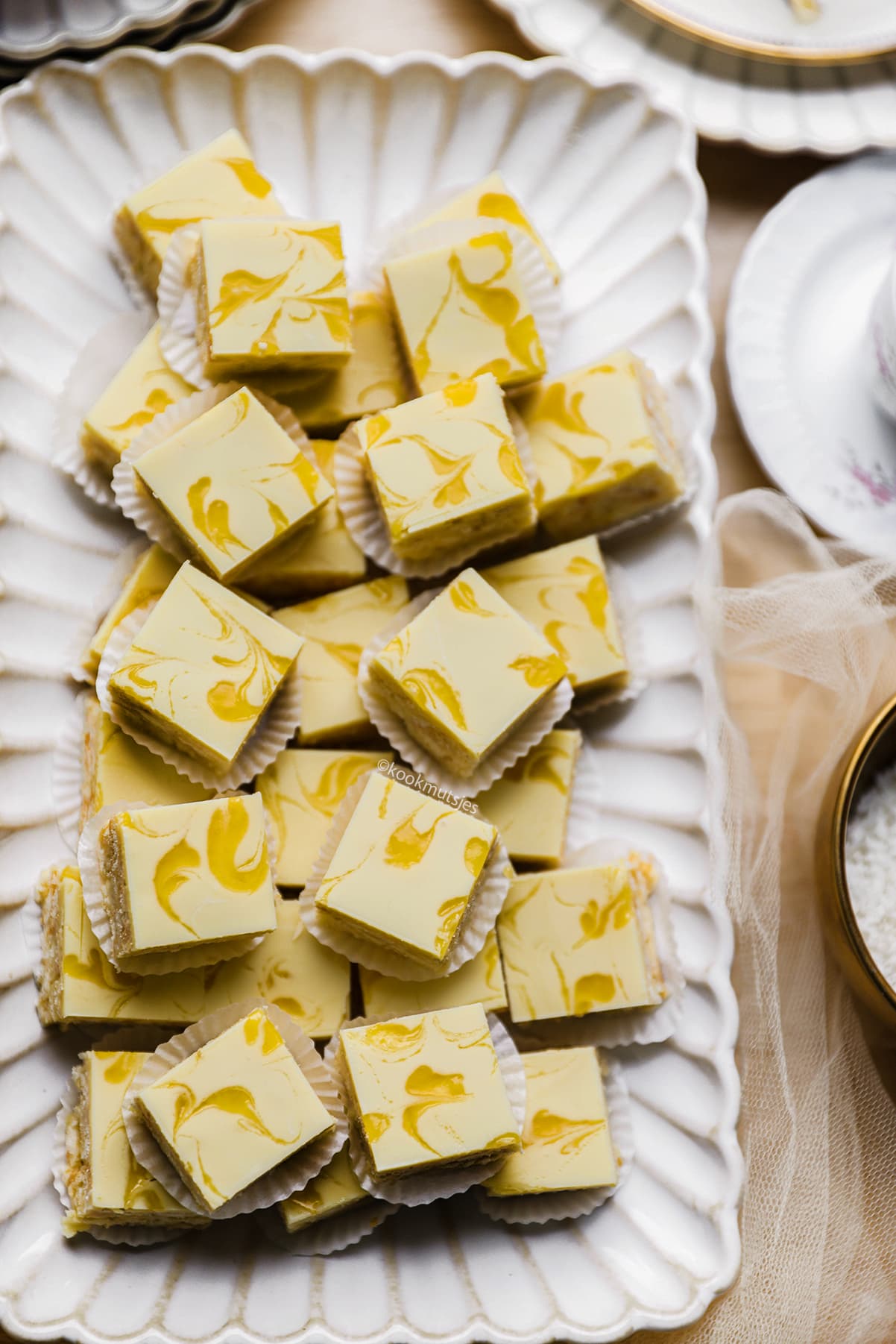 Lemonkoekjes met witte chocolade eindresultaat Kookmutsjes