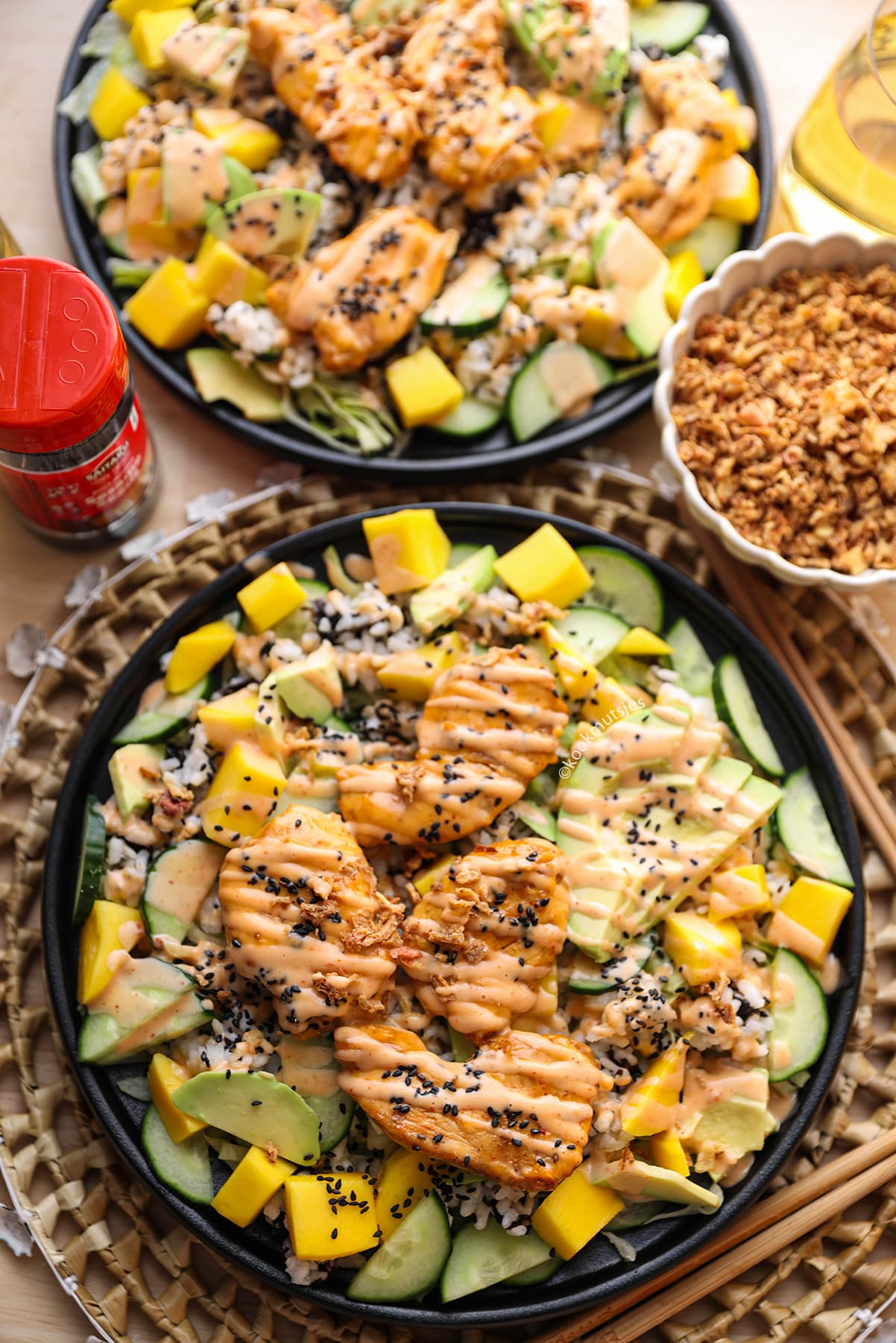 Rijst met Kip Dynamite eindresultaat Kookmutsjes