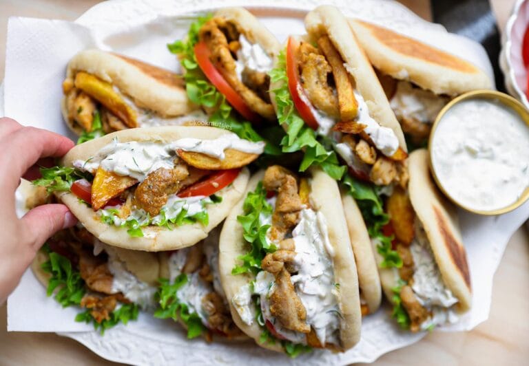 Broodjes met Kip Gyros