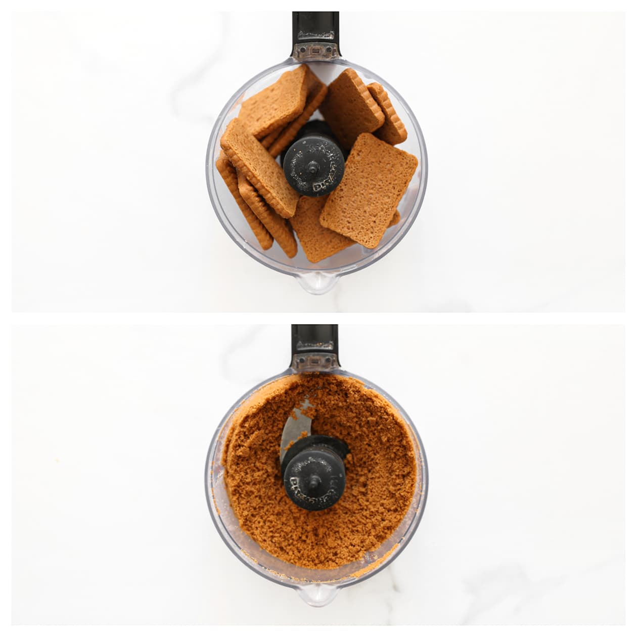 Biscoff Fijnmalen in een hakmolen