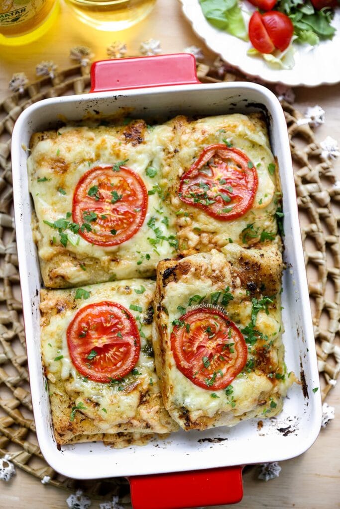 Kip Pesto Wraps eindresultaat Kookmutsjes