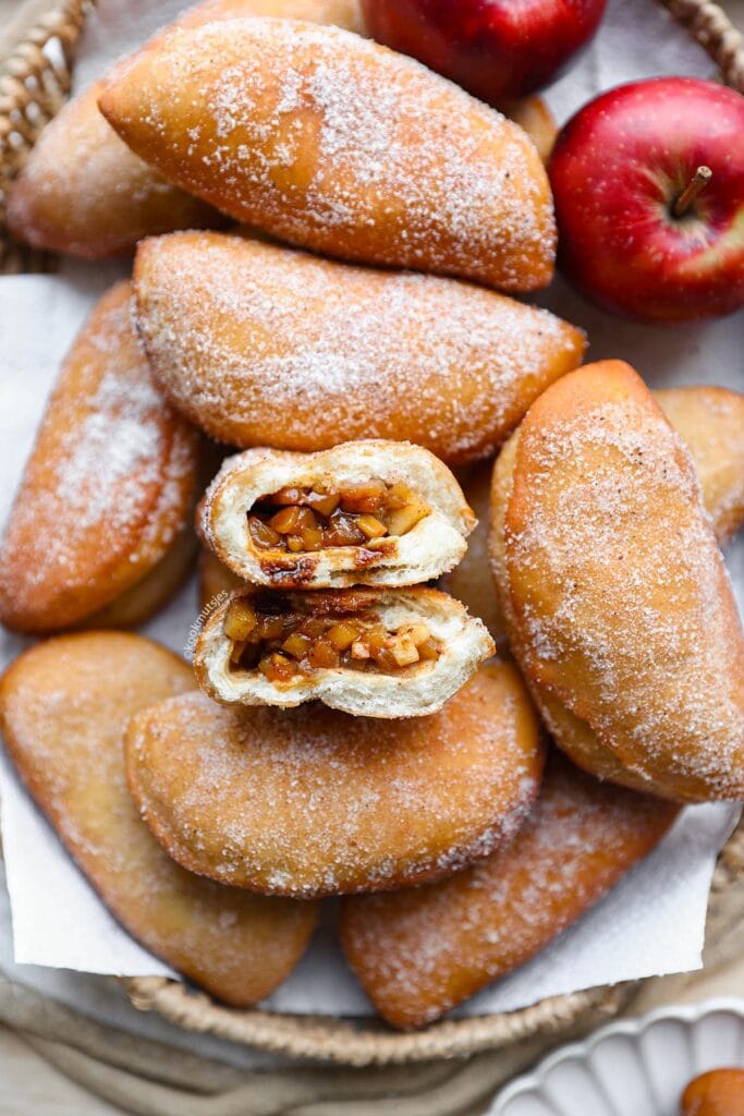 Appel-Kaneel Donuts eindresultaat Kookmutsjes