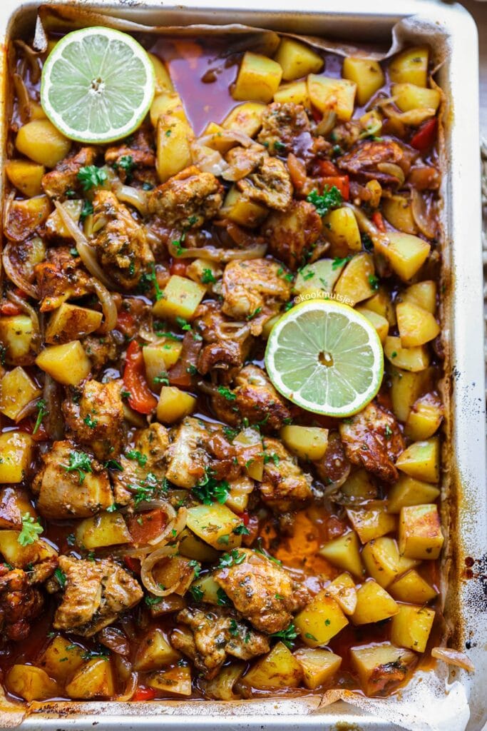 Traybake Kip met Groenten eindresultaat Kookmutsjes