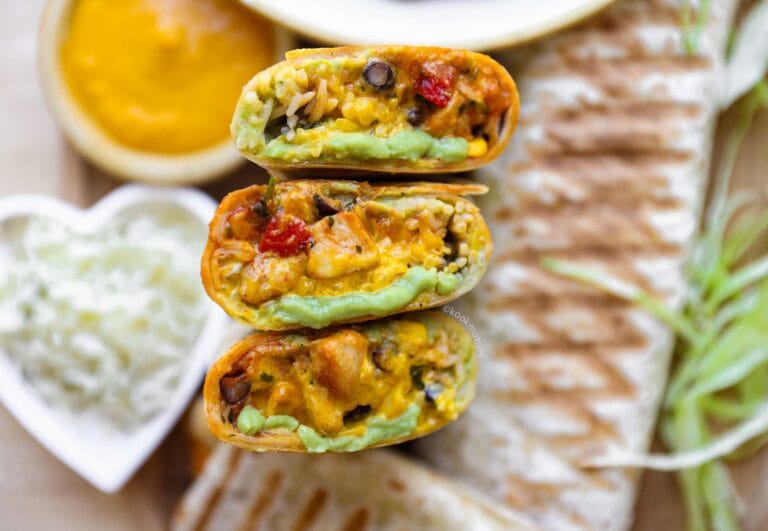 Burrito met Kip Recept