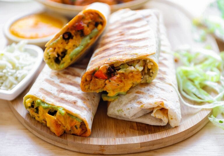 Burrito met Kip Recept