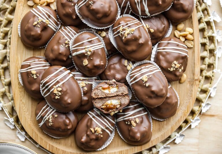 Snickers Chocolade Cheesecake Koekjes