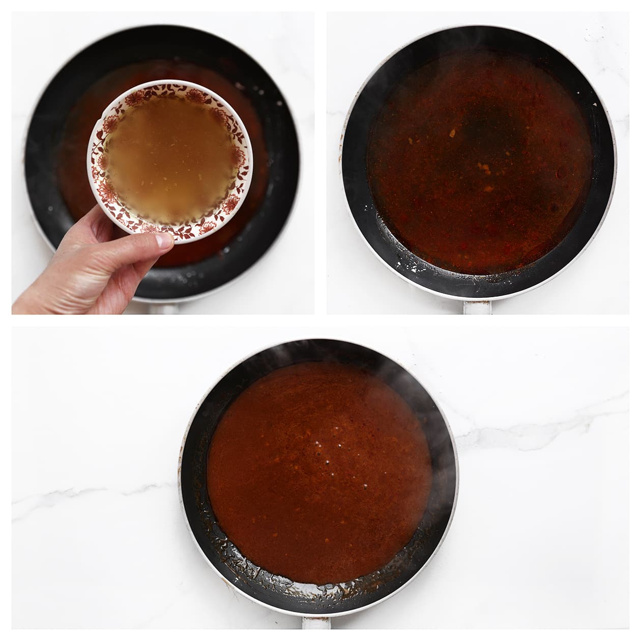 Saus in laten dikken