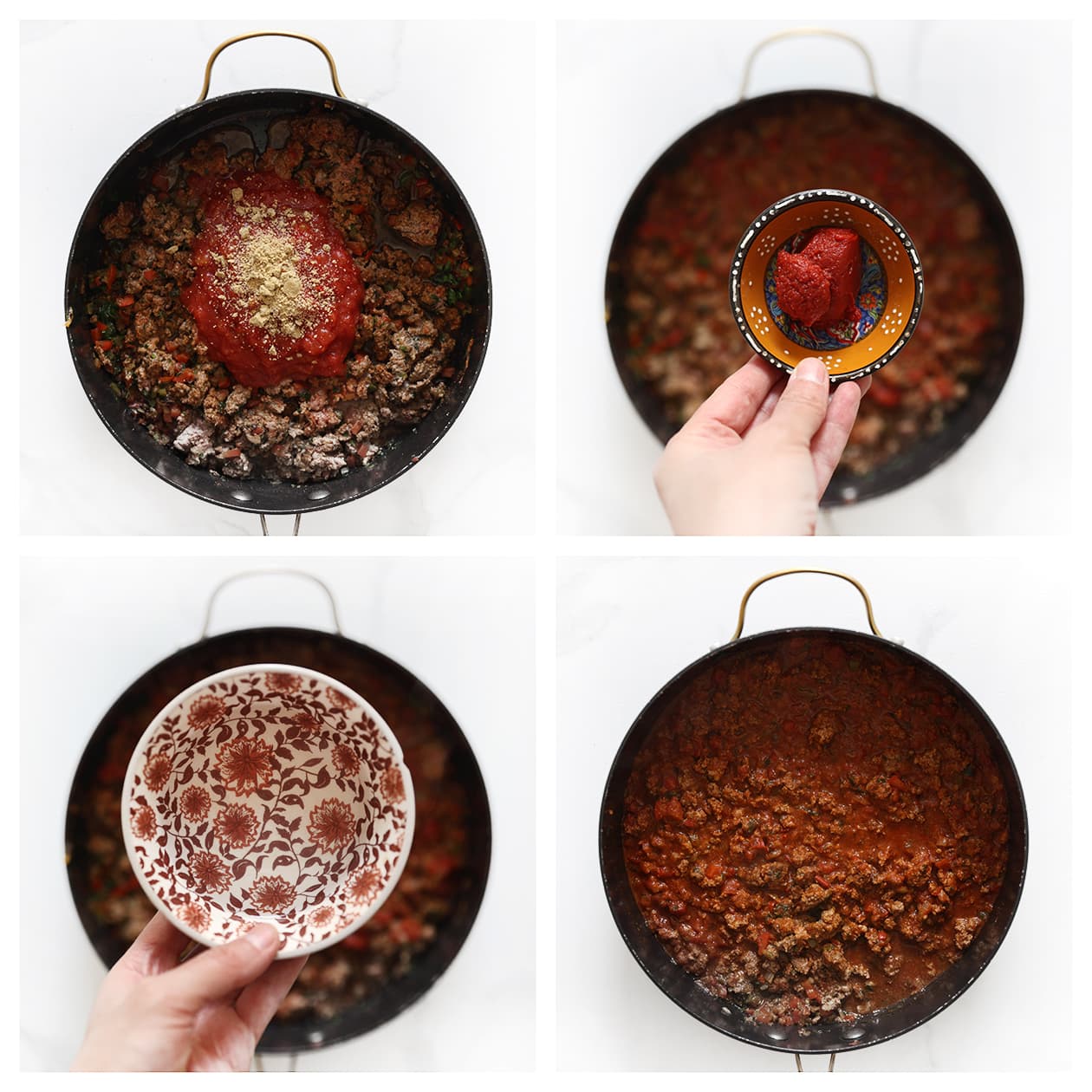 Saus inkoken - Chili con carne maken