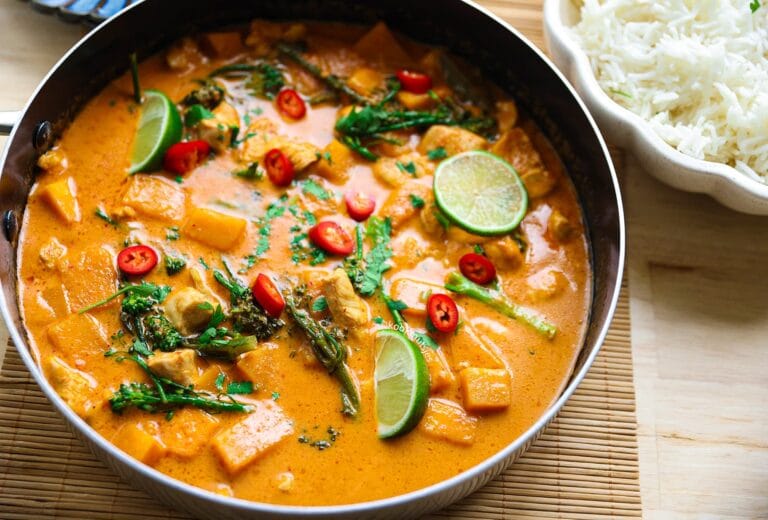 Thaise Rode Curry met Kip