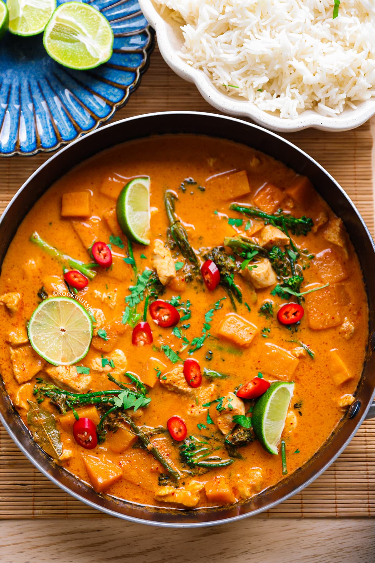 Thaise Rode Curry met Kip recept