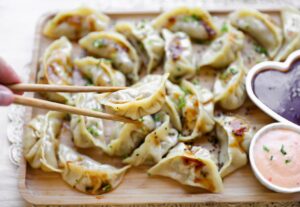 Dumplings met Kip Kookmutsjes