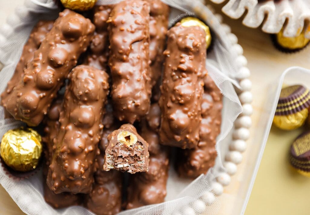 Makkelijke Ferrero Bars (No Bake)