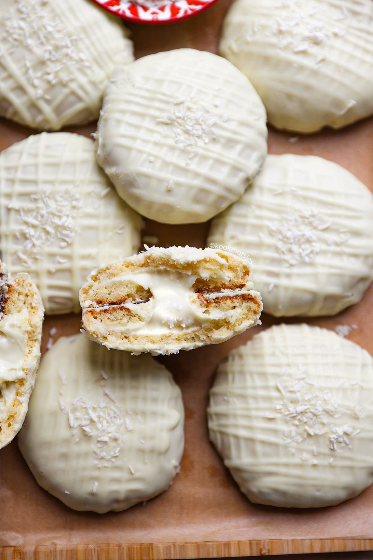 Gevulde Raffaello Koeken recept maken