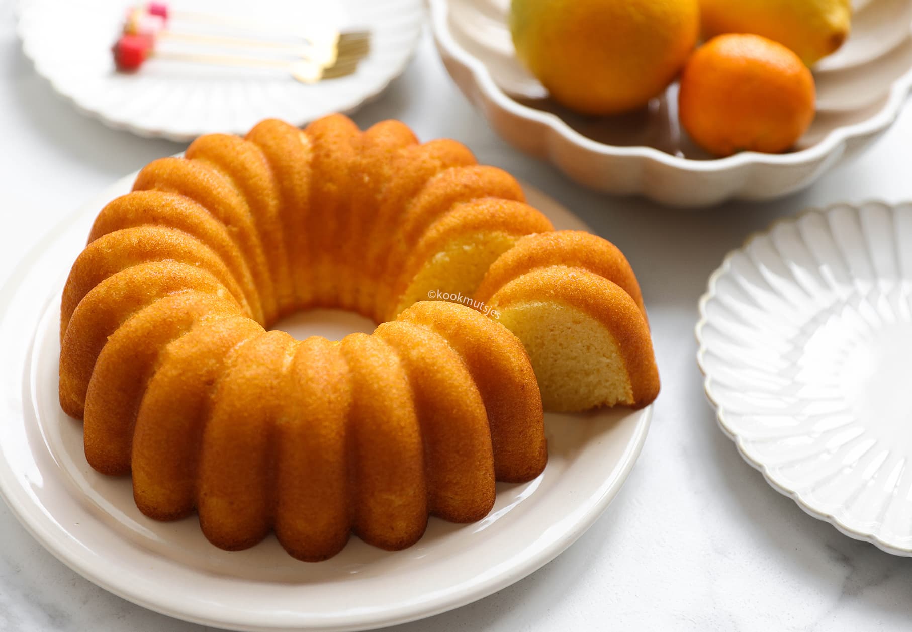 Sinaasappel Tulband Cake
