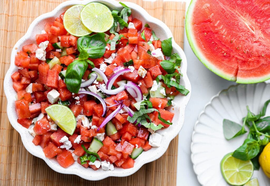 Watermeloen Salade