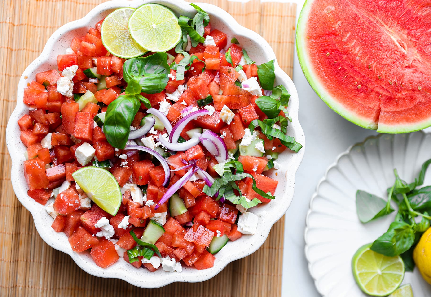 Watermeloen Salade