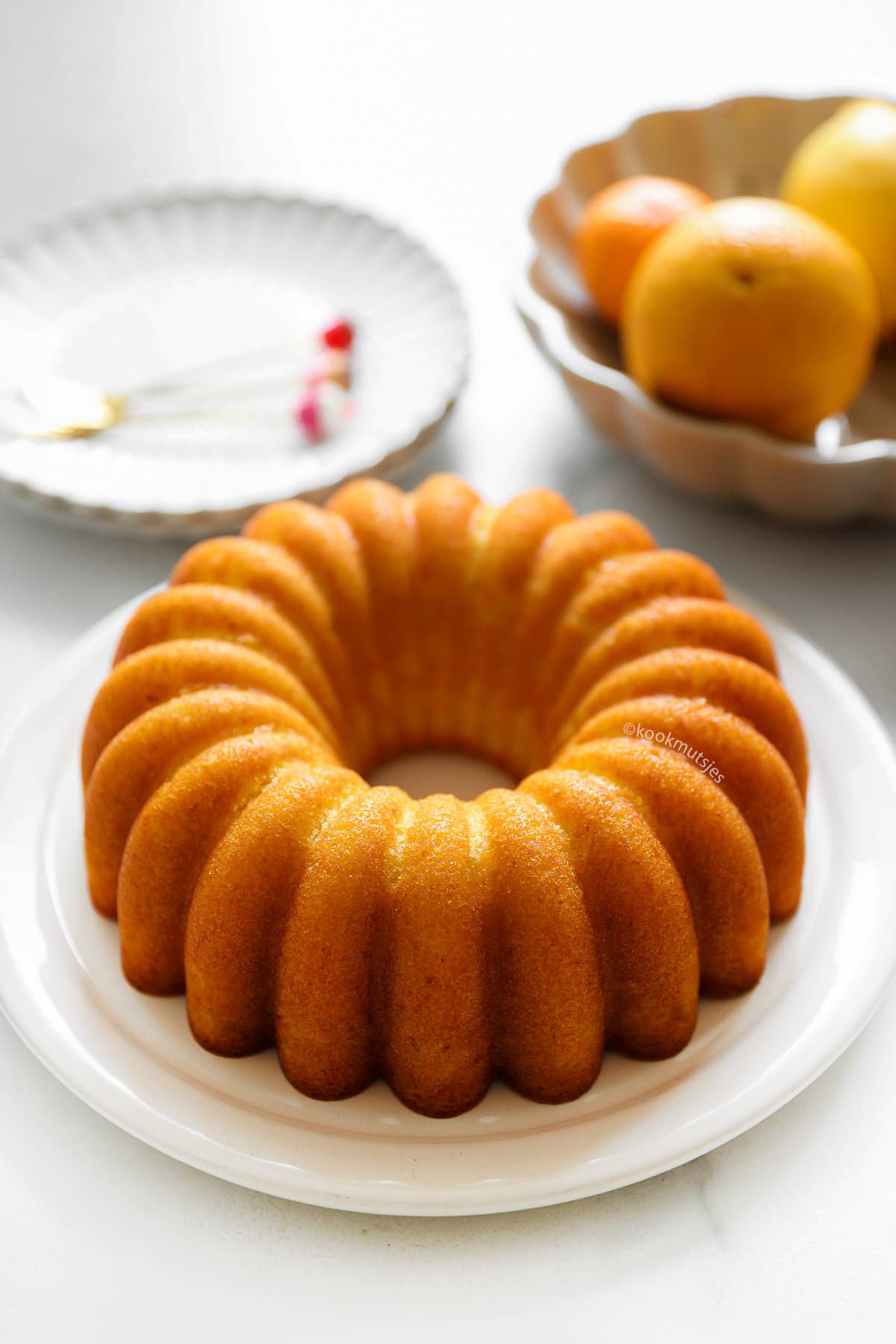 Sinaasappelcake bakken