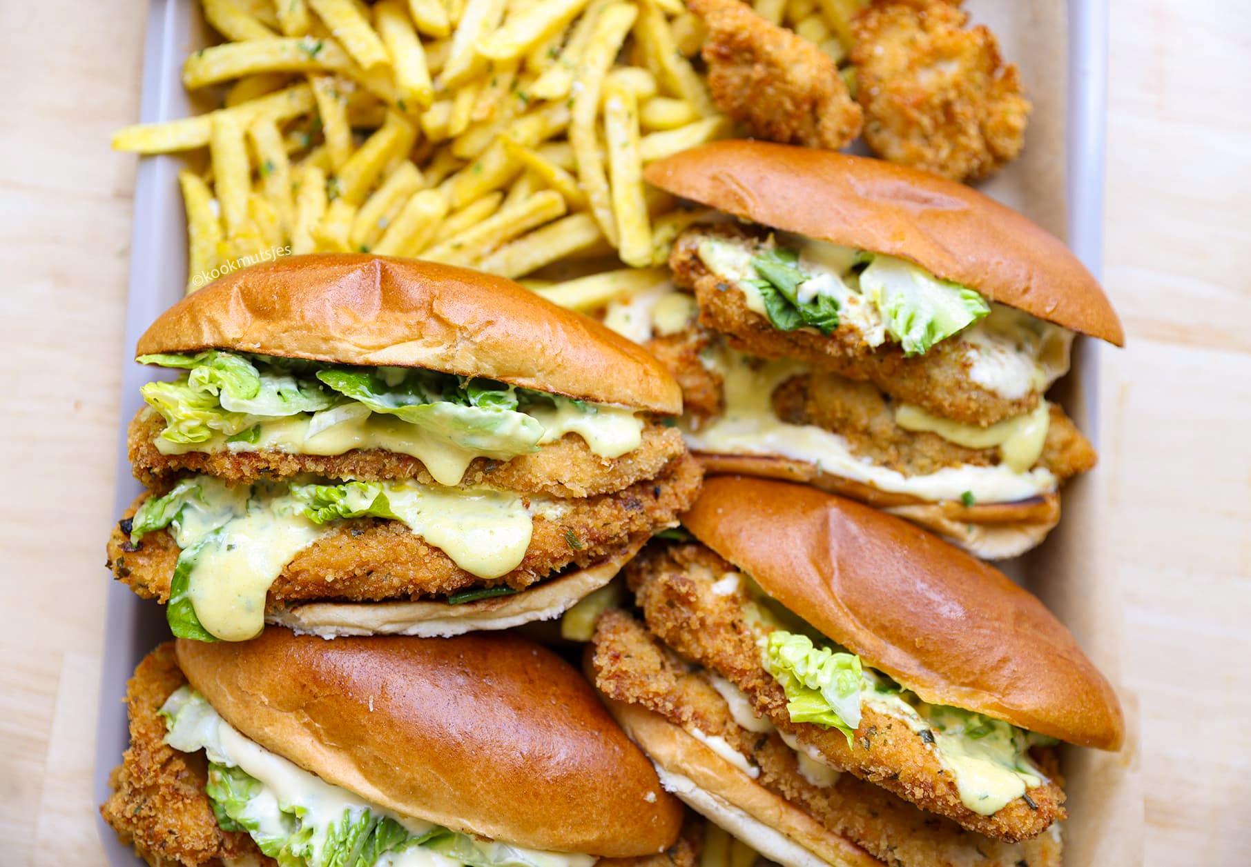 Chicken Caesar Broodjes