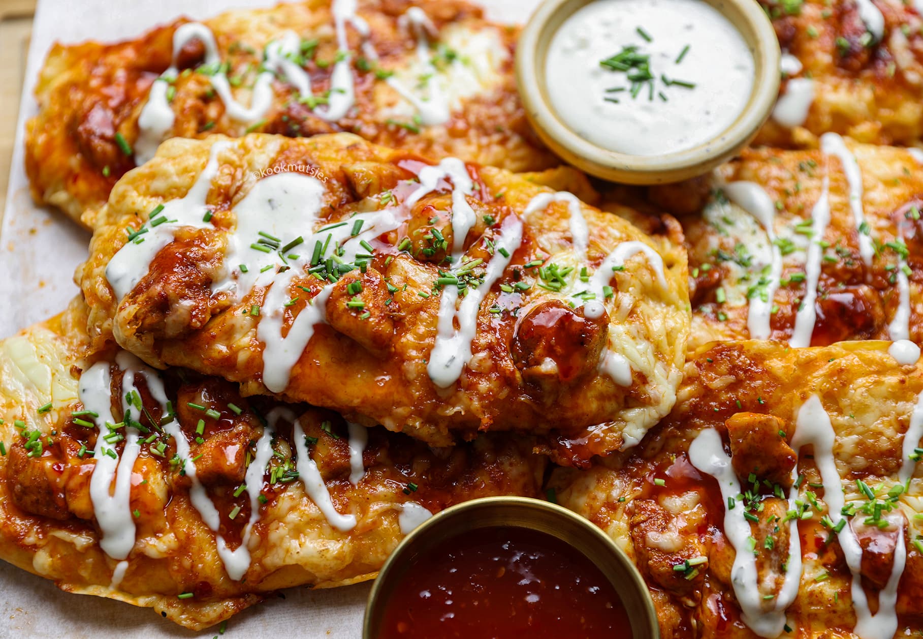 Buffalo Chicken Pizza’s