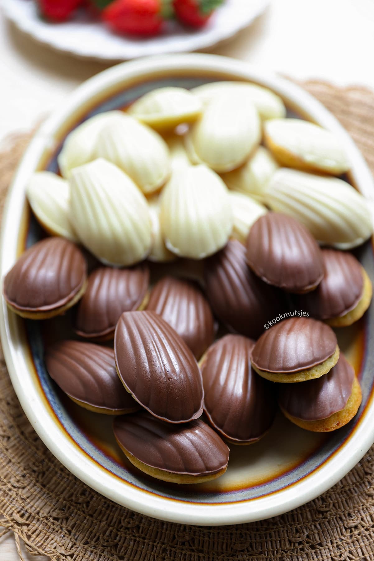 Luchtige Franse madeleines met goudbruine randjes