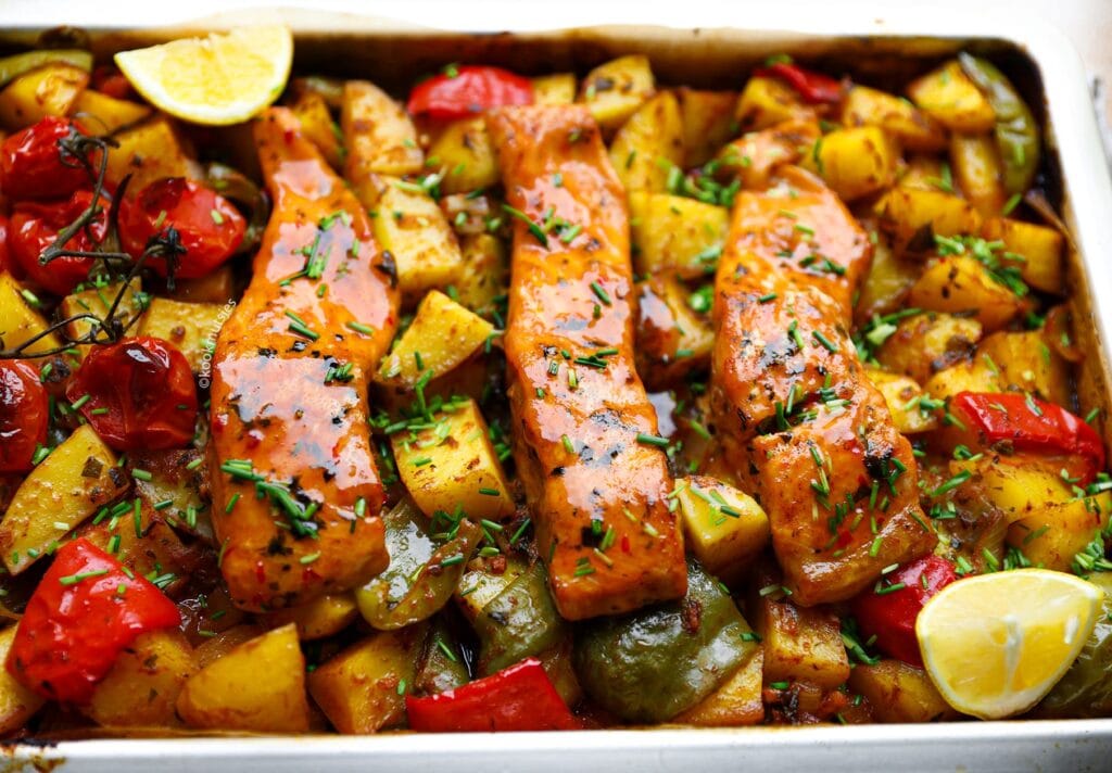 Traybake met Zalm